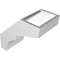 Ekena Millwork 5-in. W x 8-in. D x 8-in. H Monterey Architectural Grade PVC Knee Brace BRCP05X08X08MON - alternate 4